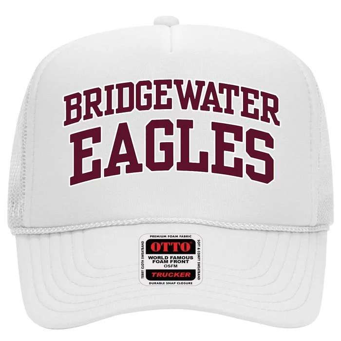 Bridgewater College Eagles 02 High Crown Mesh Trucker Hat