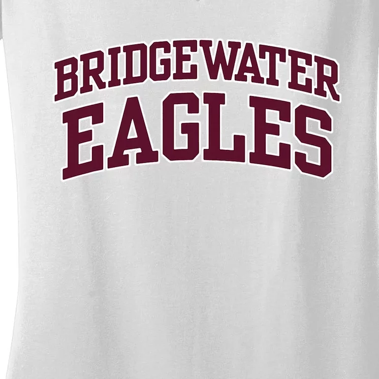 Bridgewater College Eagles 02 Women's V-Neck T-Shirt