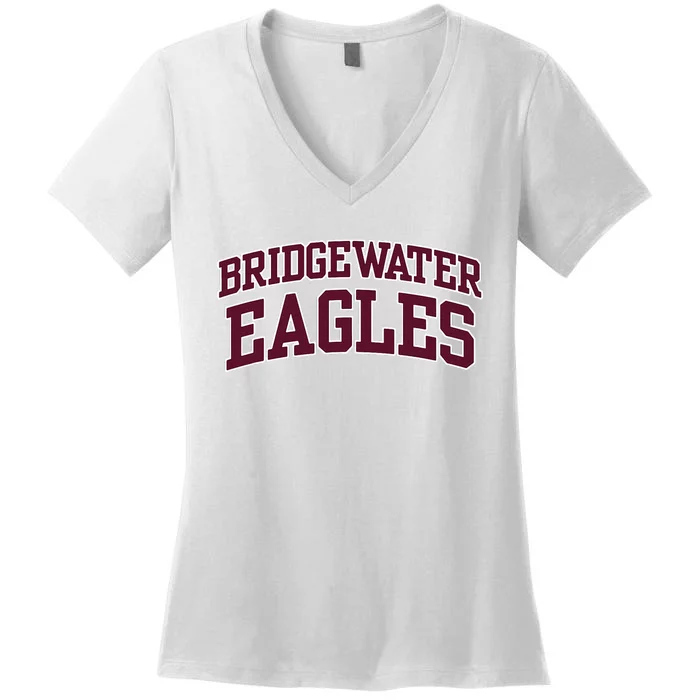 Bridgewater College Eagles 02 Women's V-Neck T-Shirt