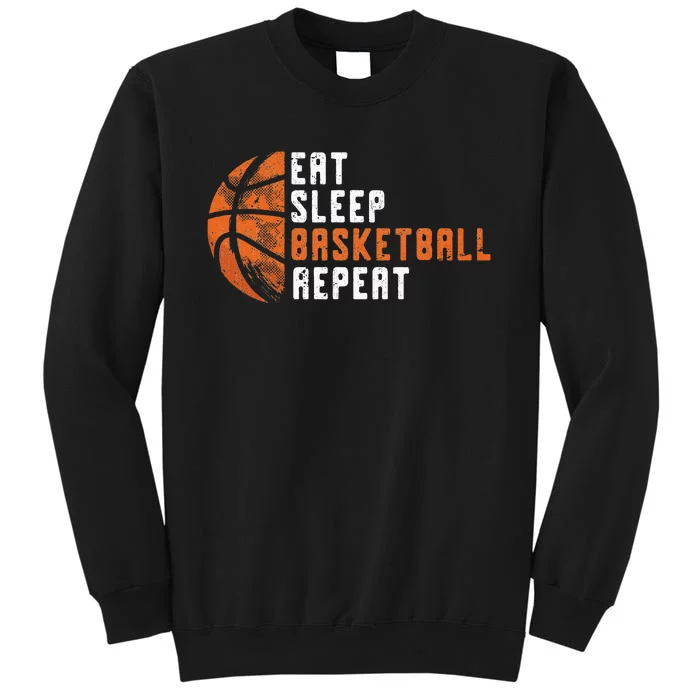 Basketball Coach Eat Sleep Basketball Repeat Basketball Sweatshirt