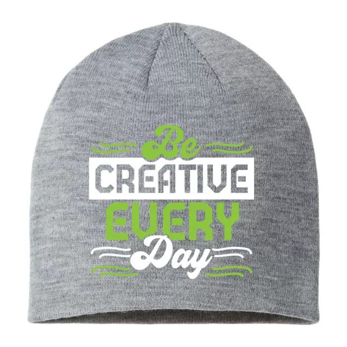 Be Creative Every Day Gift 8 1/2in Sustainable Knit Beanie