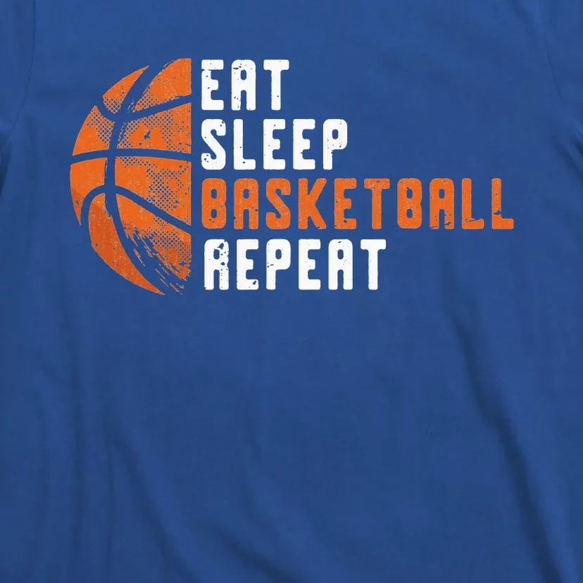 Basketball Coach Eat Sleep Basketball Repeat Basketball T-Shirt