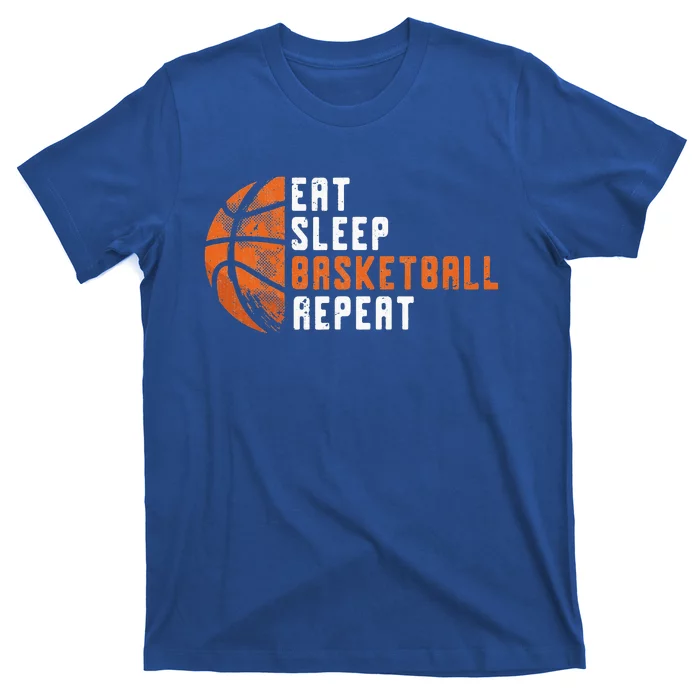 Basketball Coach Eat Sleep Basketball Repeat Basketball T-Shirt