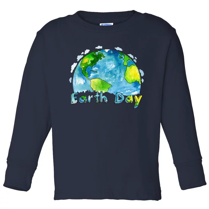 Beautiful Celebrate Earth Day Environmental Earth Day Toddler Long Sleeve Shirt