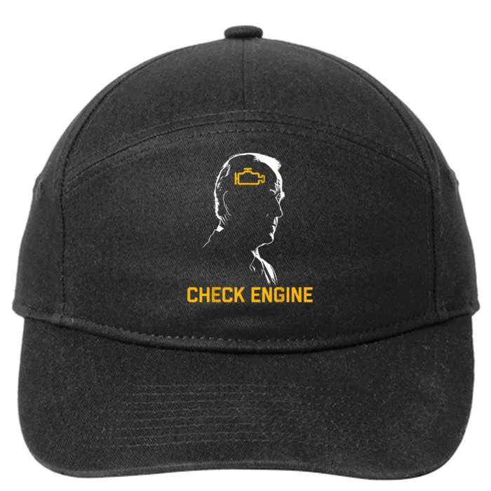 Biden Check Engine 7-Panel Snapback Hat