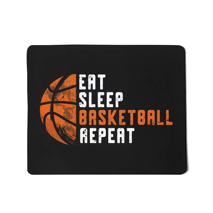 Basketball Coach Eat Sleep Basketball Repeat Basketball Mousepad