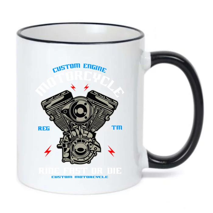 Bike Custom Engine Mechanics Gift Black Color Changing Mug