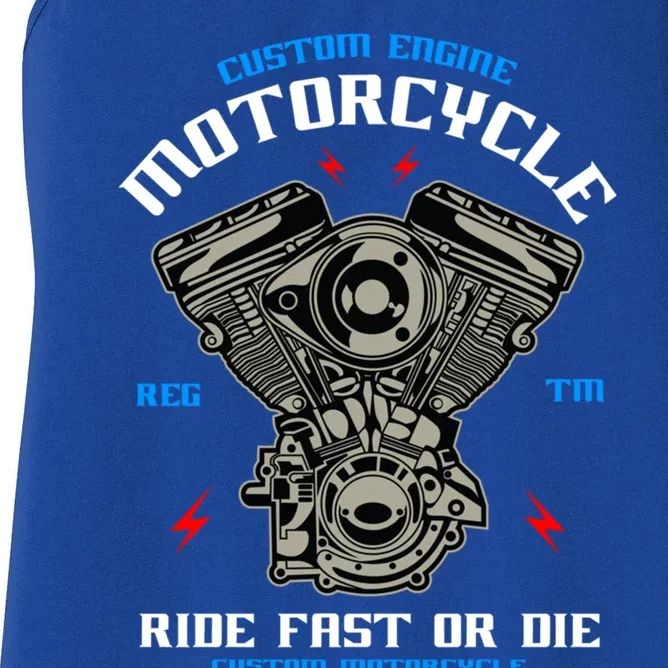 Bike Custom Engine Mechanics Gift Women's Racerback Tank