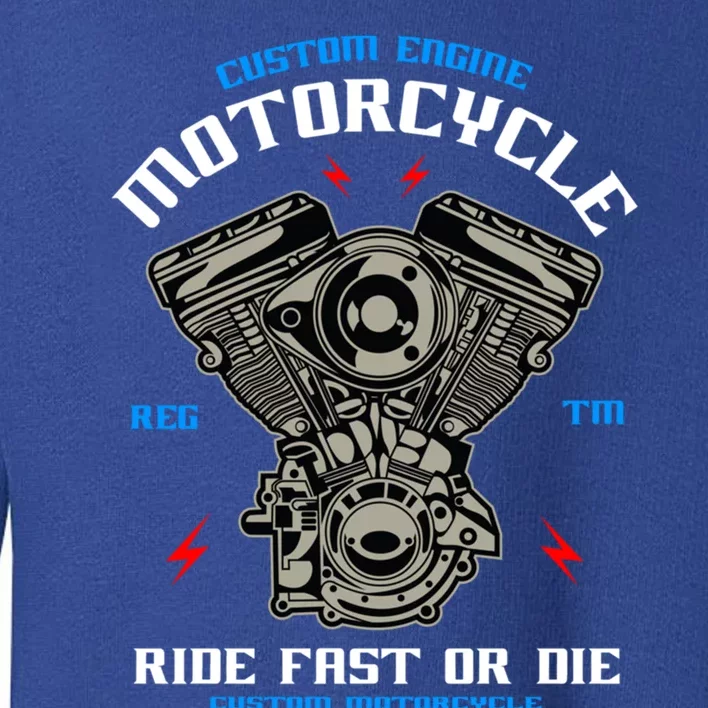 Bike Custom Engine Mechanics Gift Toddler Sweatshirt