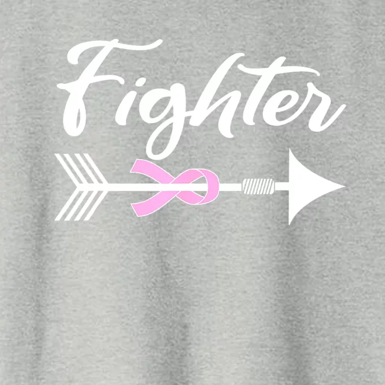 Breast Cancer Fighter Women's Crop Top Tee