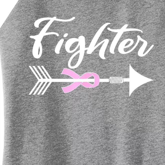 Breast Cancer Fighter Women’s Perfect Tri Rocker Tank