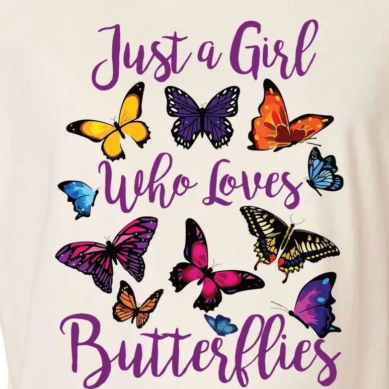 Butterfly Collection For Who Loves Butterflies Gift Garment-Dyed Women's Muscle Tee