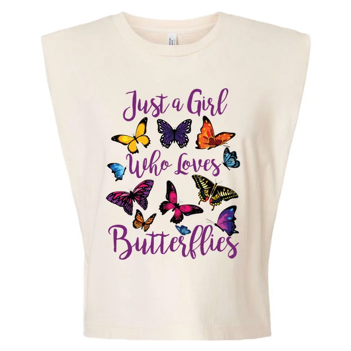 Butterfly Collection For Who Loves Butterflies Gift Garment-Dyed Women's Muscle Tee