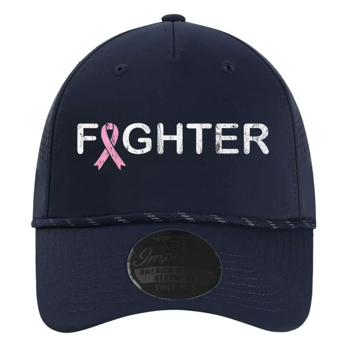 Breast Cancer Fighter World Cancer Day Pink Ribbon Performance The Dyno Cap