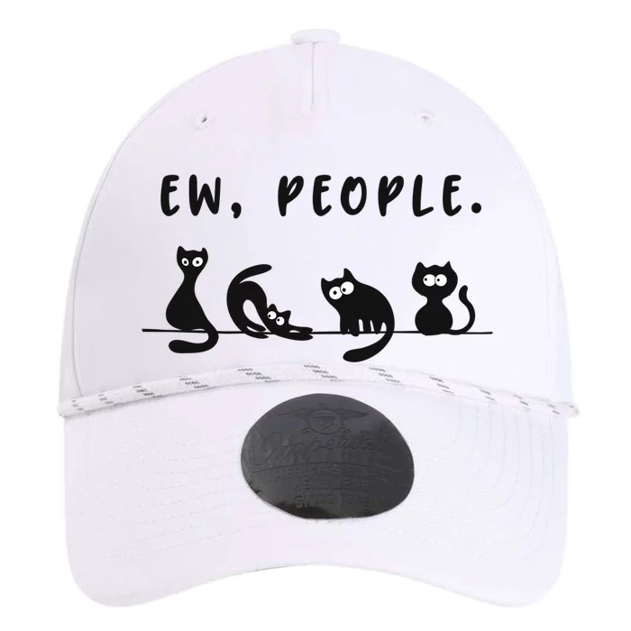 Black Ca Funny Ew People Meowy Cat Lovers Gift Performance The Dyno Cap