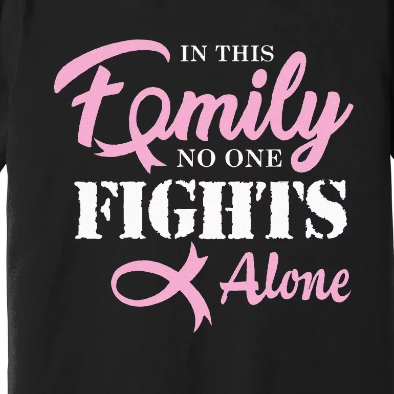 Breast Cancer Fight Cancer Ribbon Premium T-Shirt