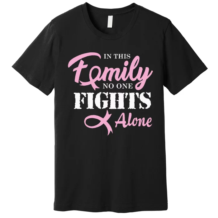 Breast Cancer Fight Cancer Ribbon Premium T-Shirt