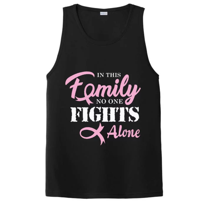 Breast Cancer Fight Cancer Ribbon Performance Tank