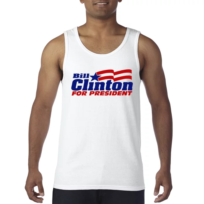 Bill Clinton For President Campaign Tank Top