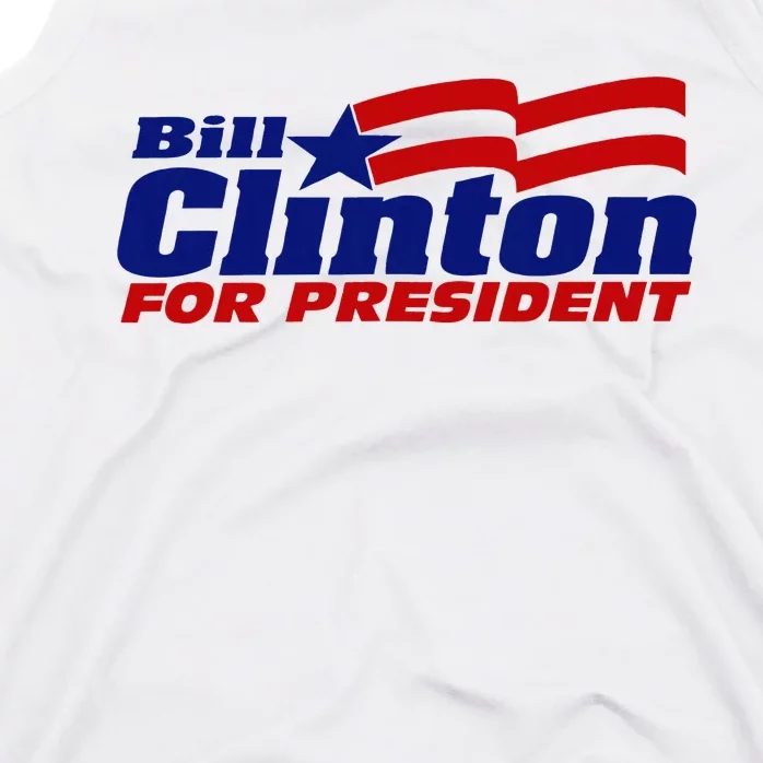 Bill Clinton For President Campaign Tank Top