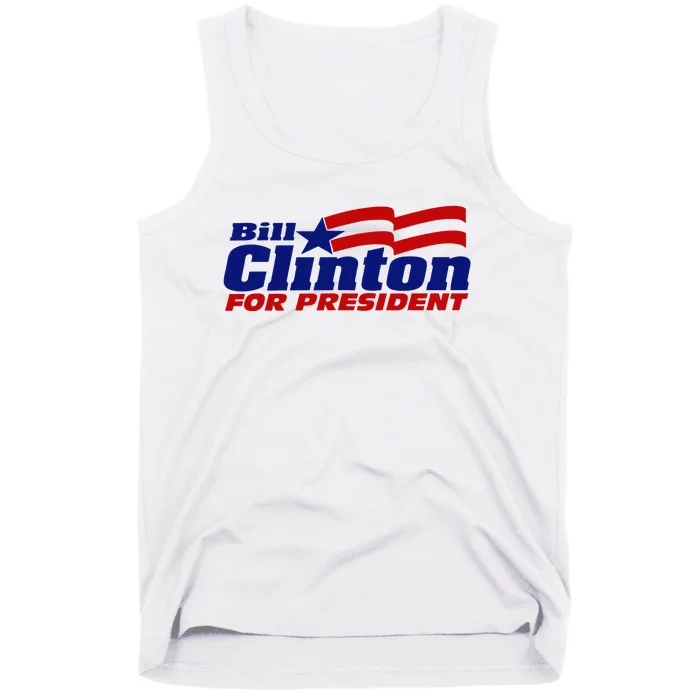 Bill Clinton For President Campaign Tank Top