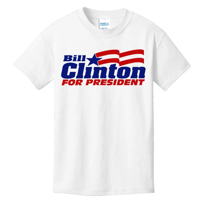 Bill Clinton For President Campaign Kids T-Shirt