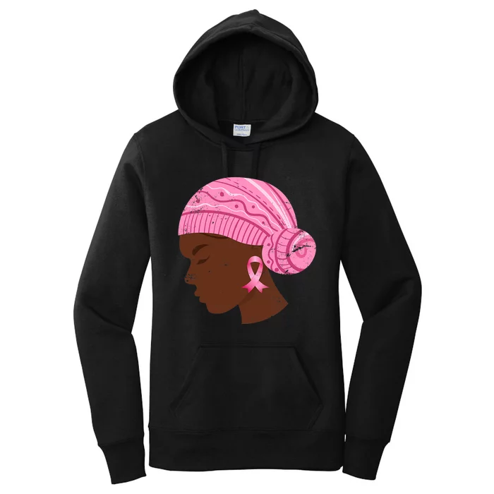 Breast Cancer Fighter Gift Breast Cancer Awareness Women's Pullover Hoodie