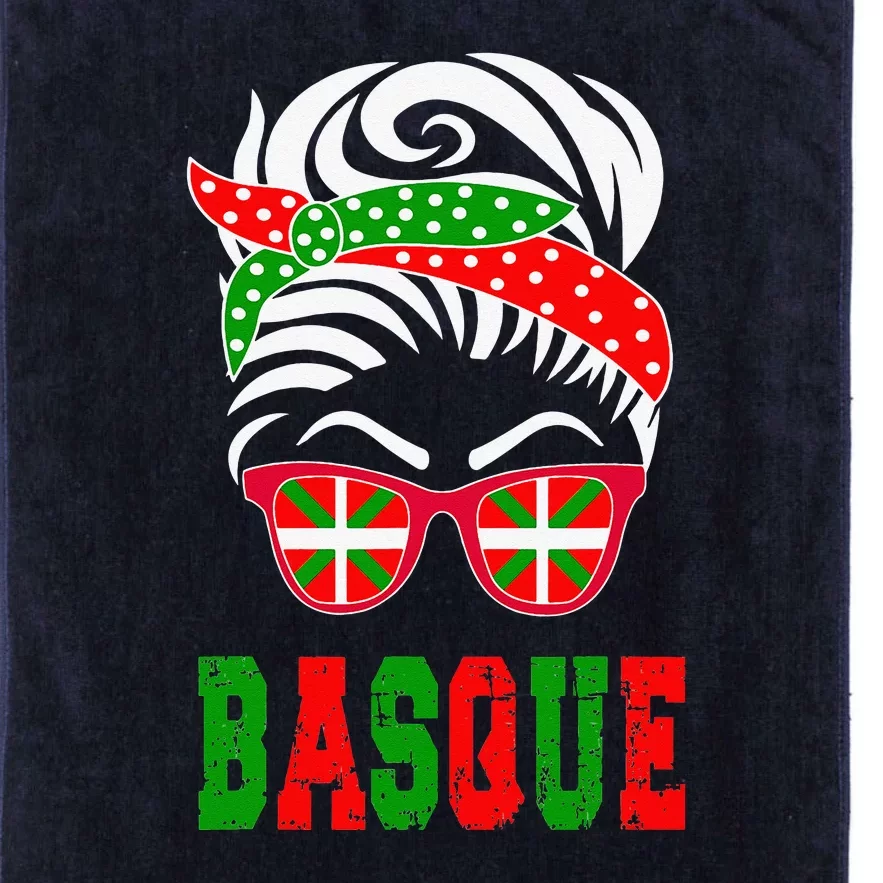 Basque Country Flag Basque Girl Platinum Collection Golf Towel