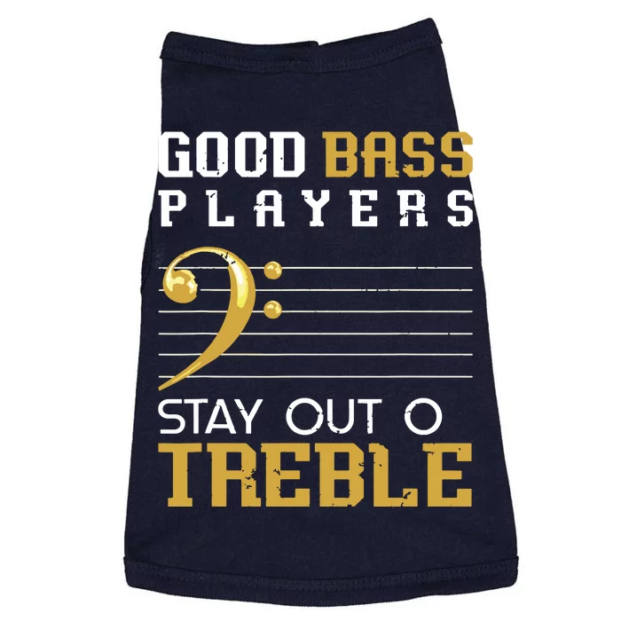 Bass Clef Funny Bass Player Gift Bass Guitar Doggie Tank