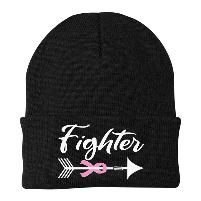 Breast Cancer Fighter funny nursing Knit Cap Winter Beanie