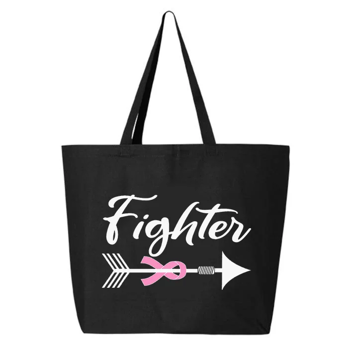 Breast Cancer Fighter funny nursing 25L Jumbo Tote