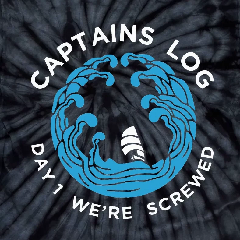 Boat Captain Funny Captains Tie-Dye T-Shirt