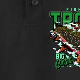 Big Catch Fishing For Trout Dry Zone Grid Performance Polo