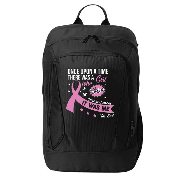 Breast Cancer Fight Cancer Ribbon City Backpack