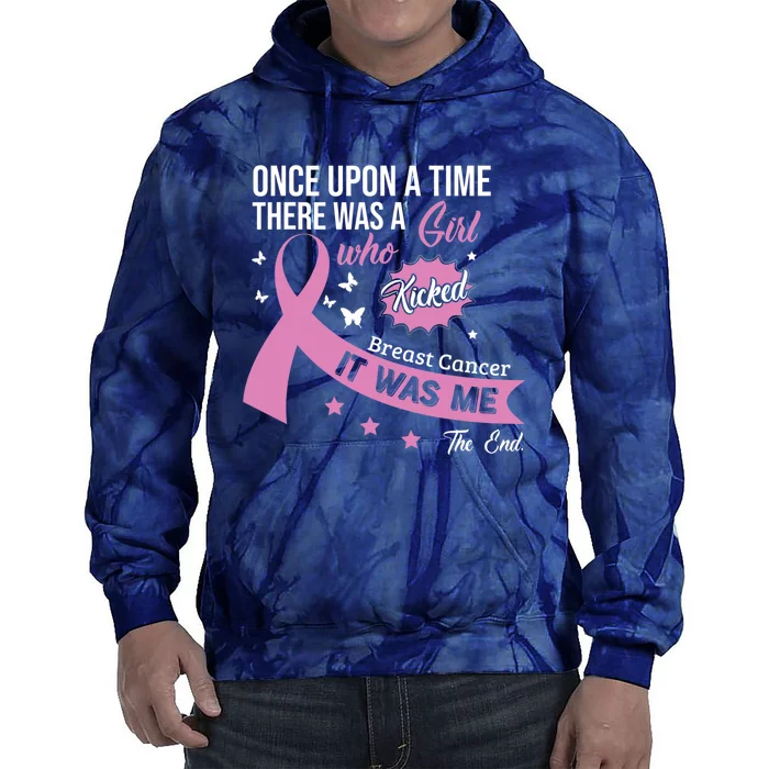 Breast Cancer Fight Cancer Ribbon Tie Dye Hoodie