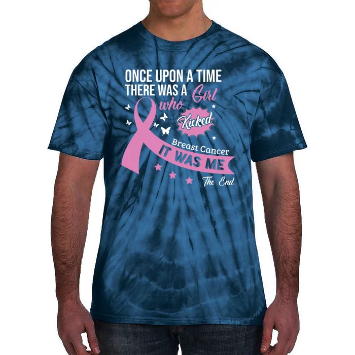 Breast Cancer Fight Cancer Ribbon Tie-Dye T-Shirt