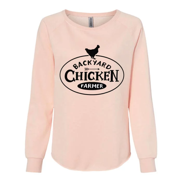 Backyard Chicken Farmer Chicken Lover Cute Womens California Wash Sweatshirt