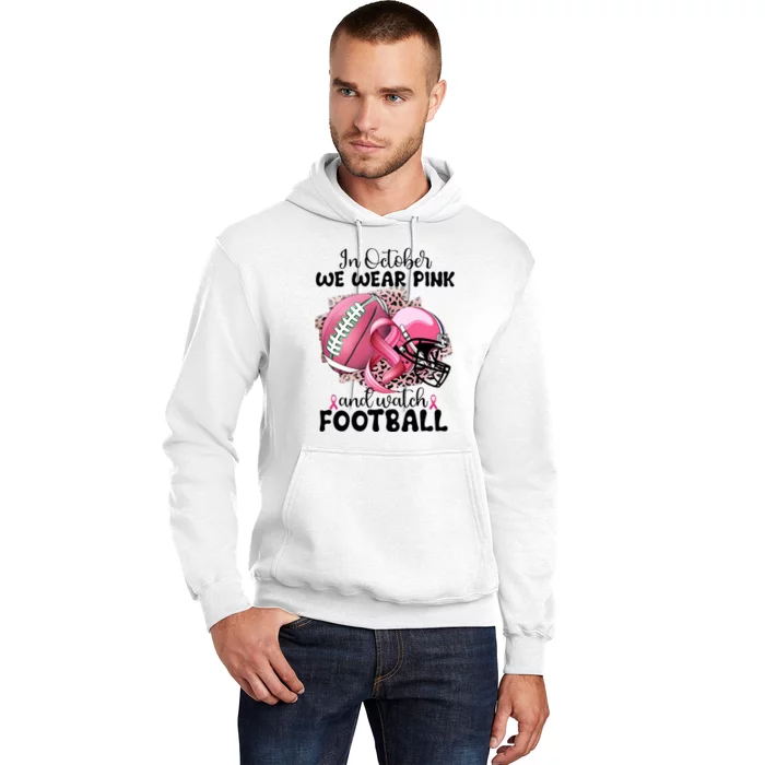 Breast Cancer Football Team Support Hoodie