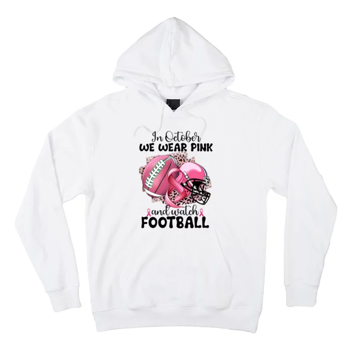 Breast Cancer Football Team Support Hoodie