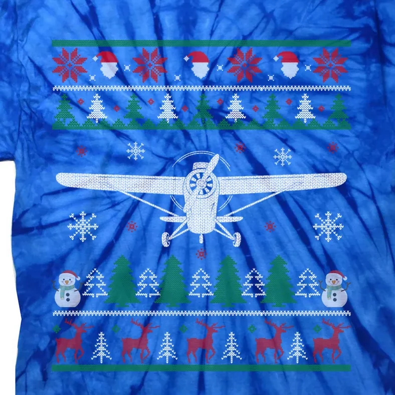 Best Christmas For Pilot Aviator Airline Tie-Dye T-Shirt