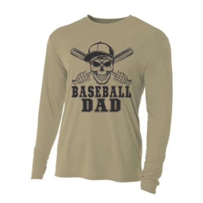 Baseball Clothes For Dad Coach For Fathers Day Baseball Fan Cooling Performance Long Sleeve Crew