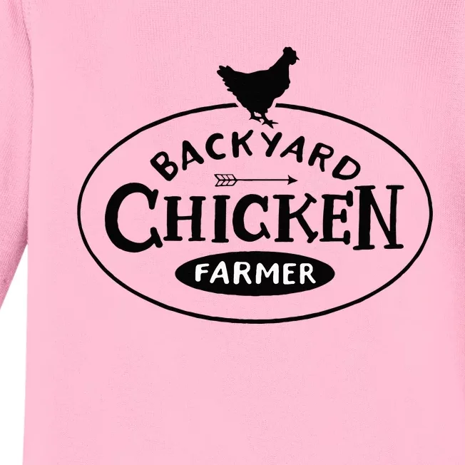 Backyard Chicken Farmer Chicken Lover Cute Baby Long Sleeve Bodysuit