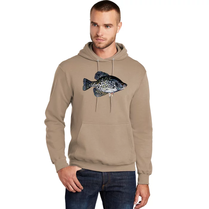 Black Crappie Fish Lucky Crappie Fishing Gift Hoodie