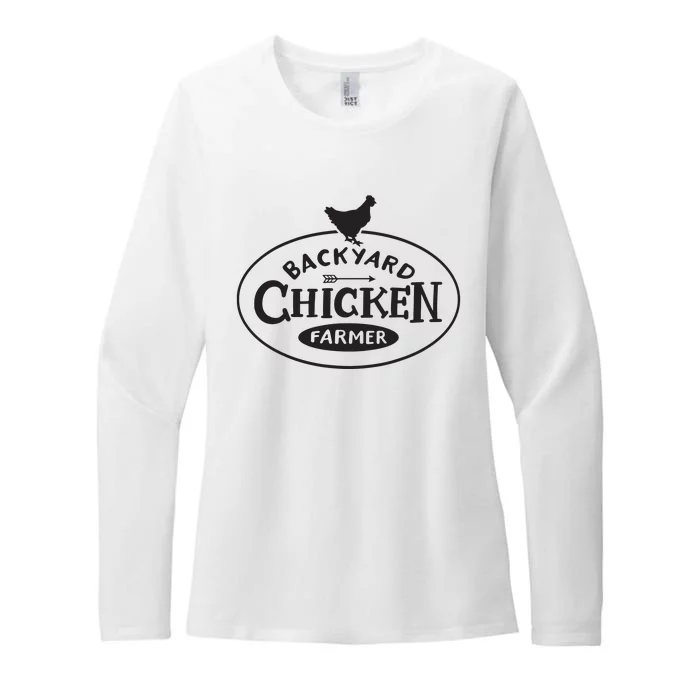 Backyard Chicken Farmer Chicken Lover Cute Womens CVC Long Sleeve Shirt