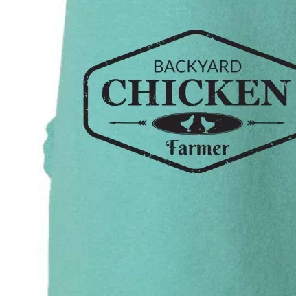 Backyard Chicken Farmer Chicken Lover Cute Doggie 3-End Fleece Hoodie