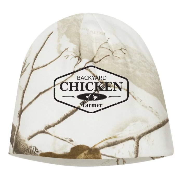 Backyard Chicken Farmer Chicken Lover Cute Kati - Camo Knit Beanie