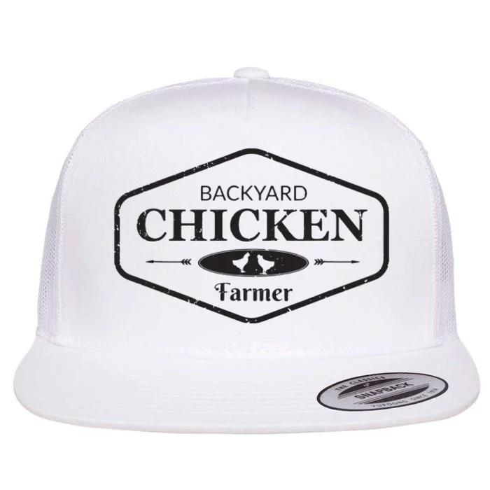 Backyard Chicken Farmer Chicken Lover Cute Flat Bill Trucker Hat