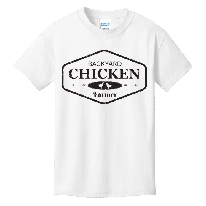 Backyard Chicken Farmer Chicken Lover Cute Kids T-Shirt