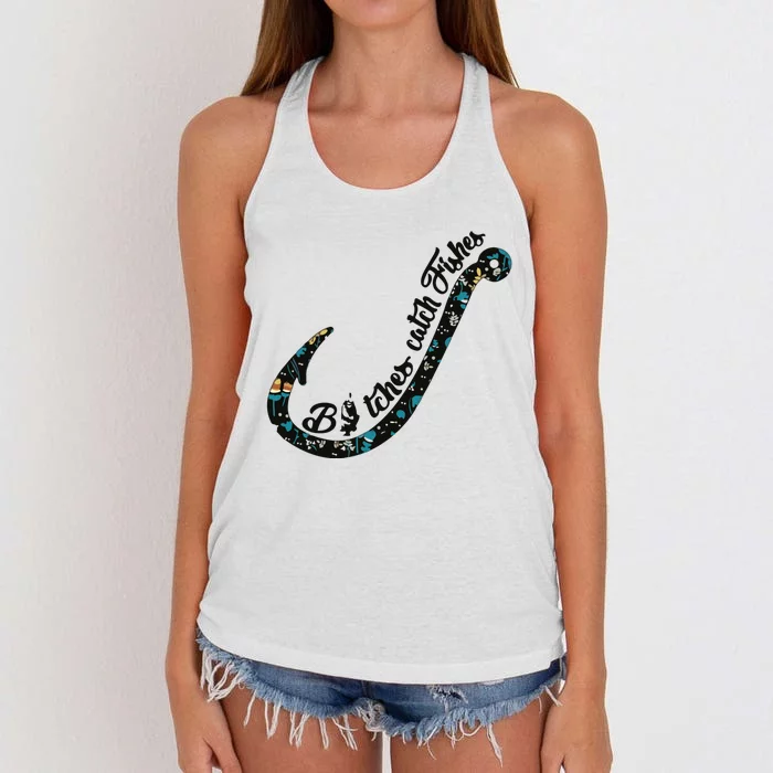 Bitches Catch Fishes Women's Knotted Racerback Tank