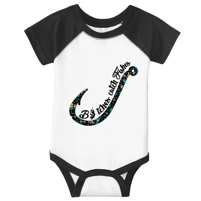 Bitches Catch Fishes Infant Baby Jersey Bodysuit